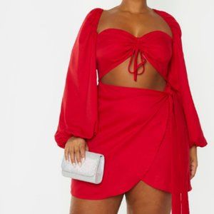 Sexy Red Plus Size Dress